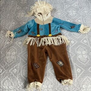 Kids Scarecrow Costume - Blue and Brown